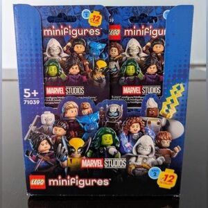 Lego Marvel Studios Minifigures - Blue, Green, Yellow, Black